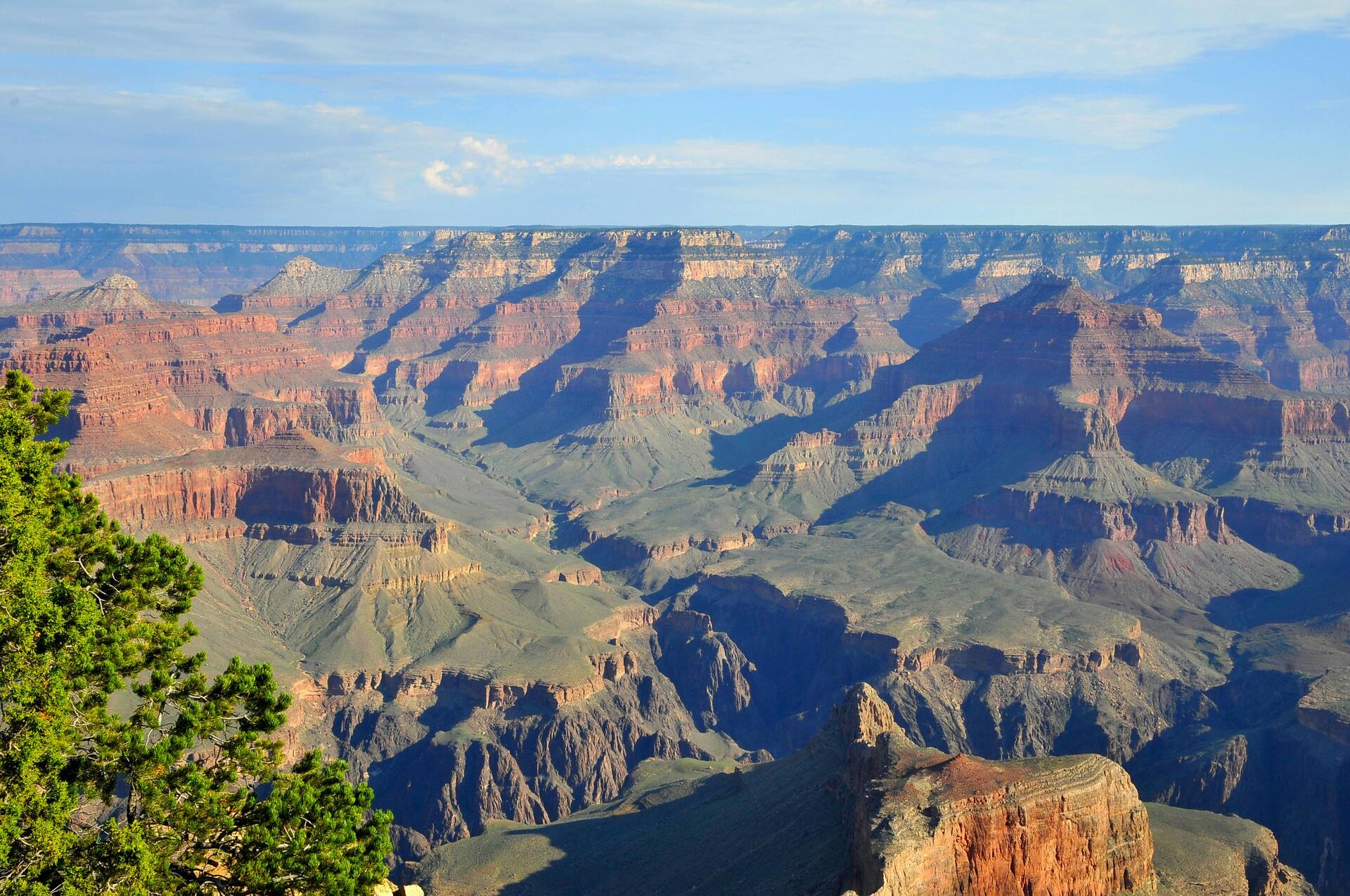 The Grand Canyon on a sunny day, Arizona
