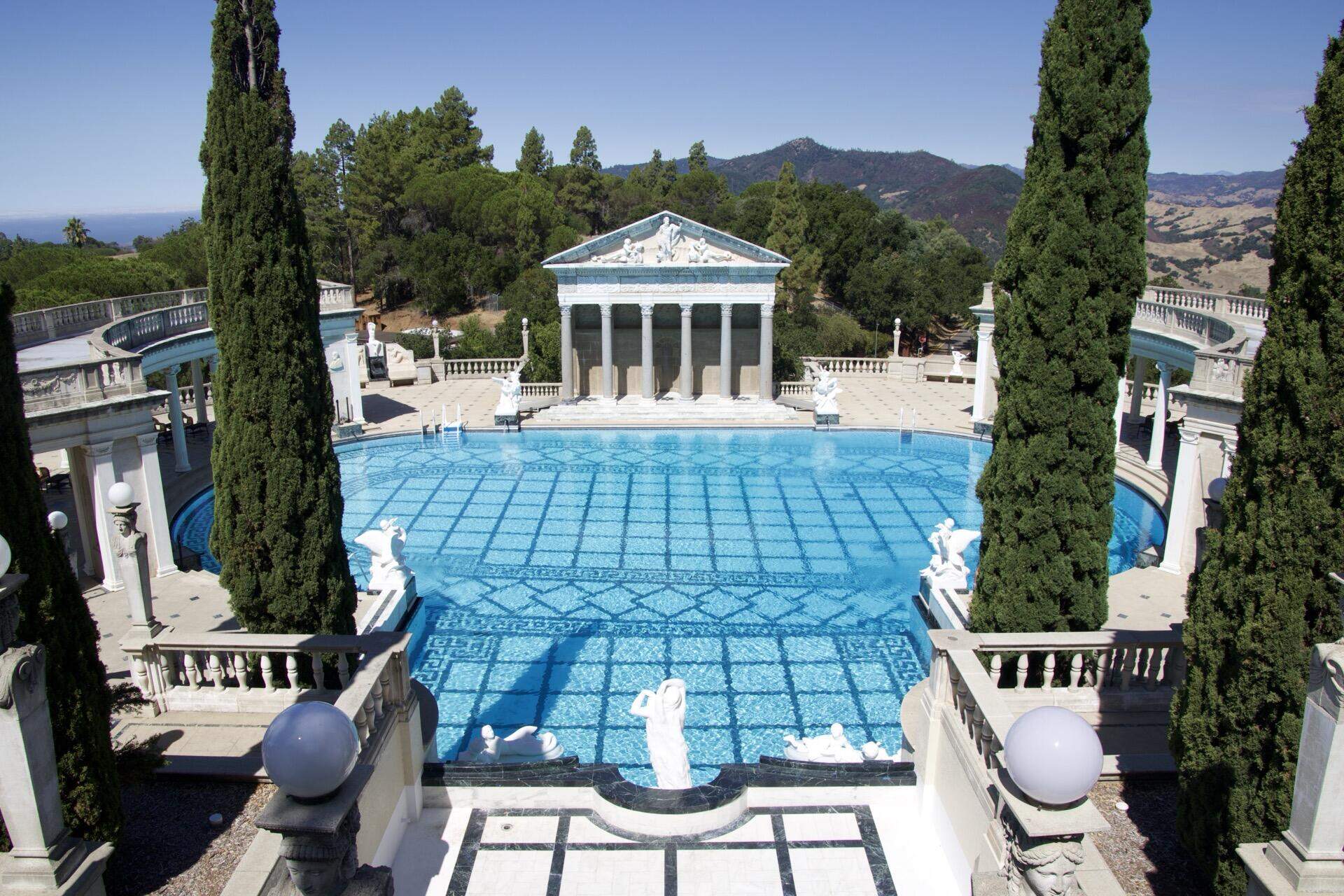 Hearst Castle Neptune Pool, San Simeon, California