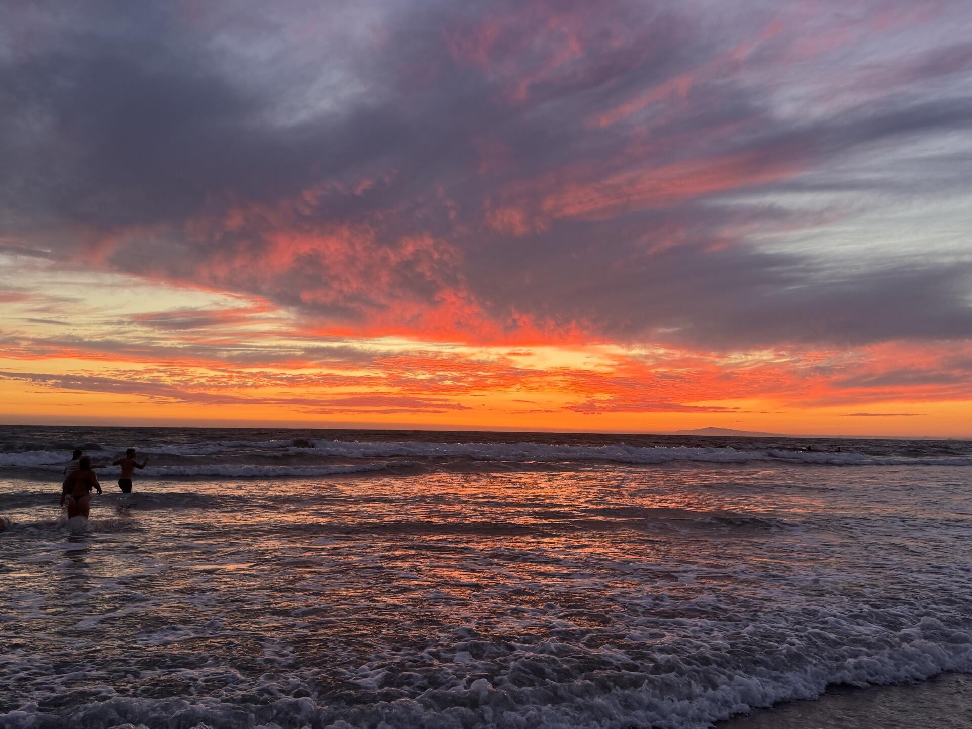 Newport Beach sunset, Orange County California