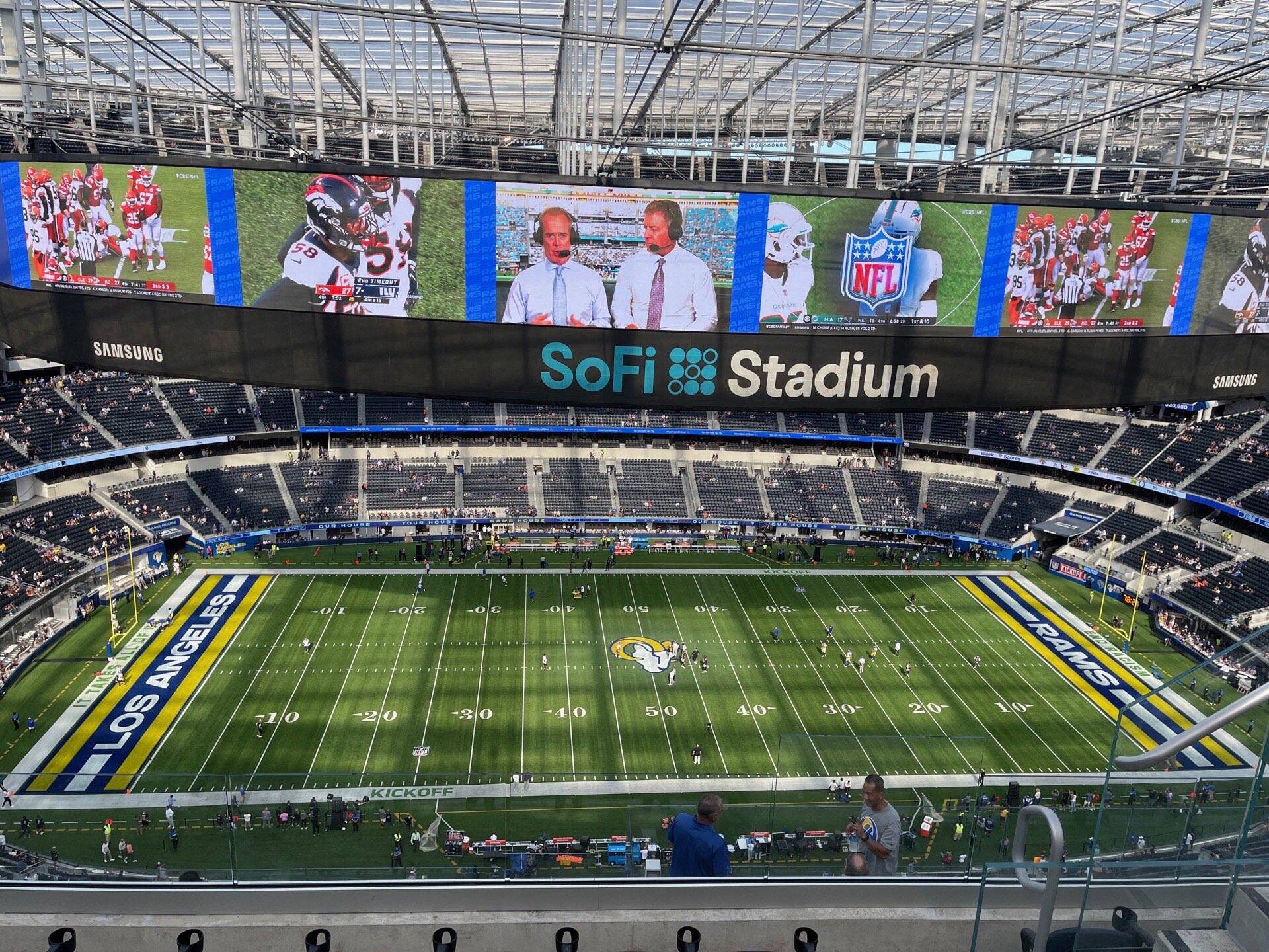 Inside SoFi Stadium, Inglewood, California