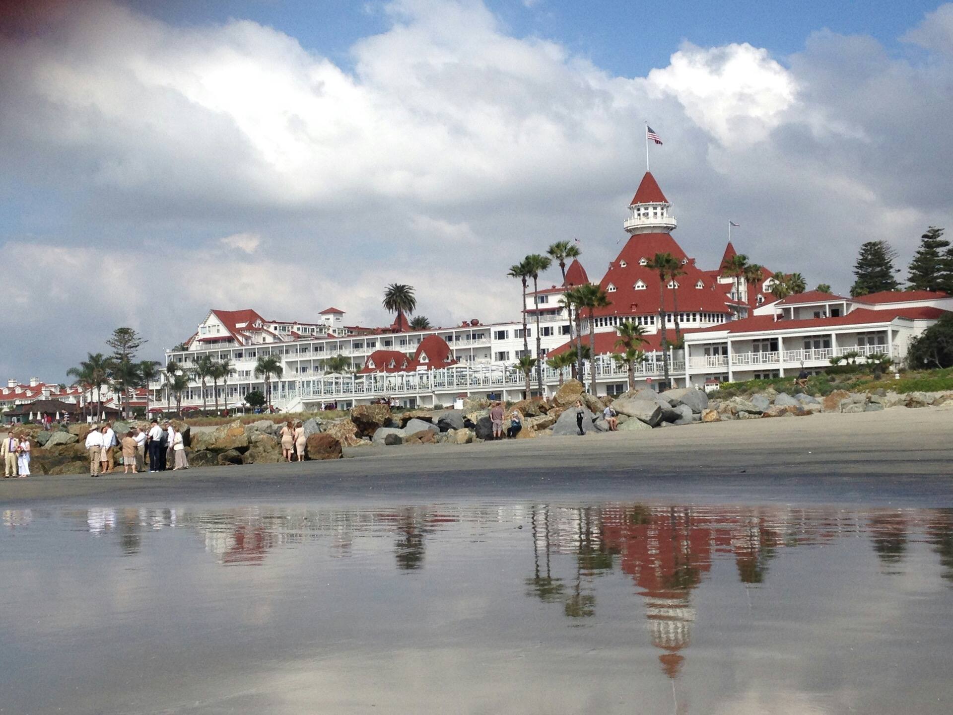 The Hotel del Coronado on Coronado Island, San Diego