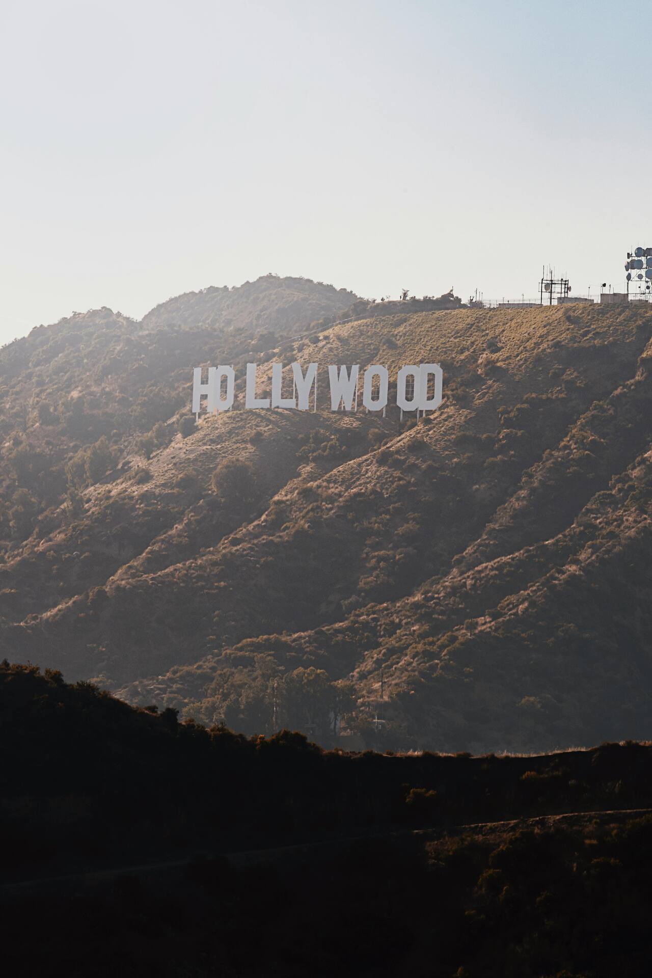 The Hollywood Sign on the Los Angeles hillside — the backdrop to Once Upon a Time in Hollywood