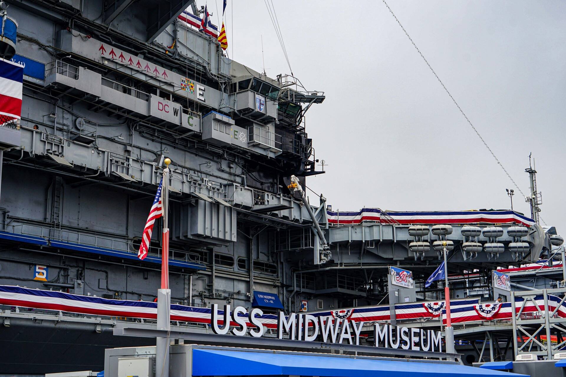 The USS Midway Museum on the San Diego waterfront